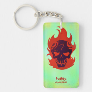 Suicide Squad   Diablo Head Icon Key Ring
