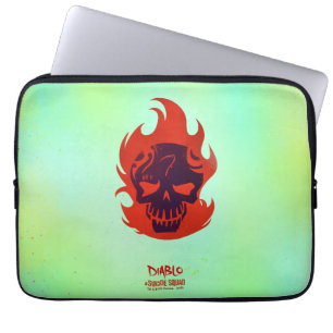 Suicide Squad   Diablo Head Icon Laptop Sleeve