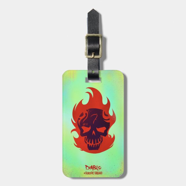 Suicide Squad | Diablo Head Icon Luggage Tag (Front Vertical)