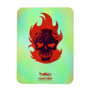 Suicide Squad   Diablo Head Icon Magnet