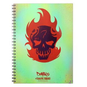 Suicide Squad   Diablo Head Icon Notebook