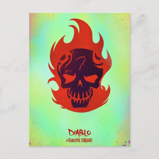 Suicide Squad | Diablo Head Icon Postcard (Front)