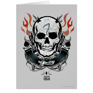 Suicide Squad Diablo Skull & Flames Tattoo Art