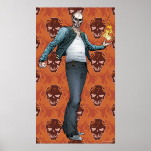 Suicide Squad   El Diablo Comic Book Art Poster