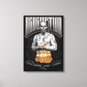 Suicide Squad   El Diablo "Redemption" Tattoo Canvas Print