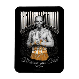 Suicide Squad   El Diablo "Redemption" Tattoo Magnet