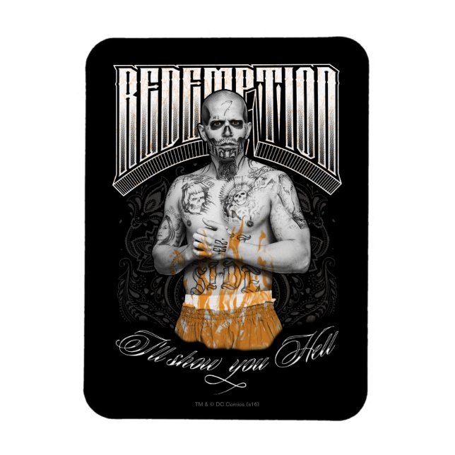 Suicide Squad | El Diablo "Redemption" Tattoo Magnet (Vertical)
