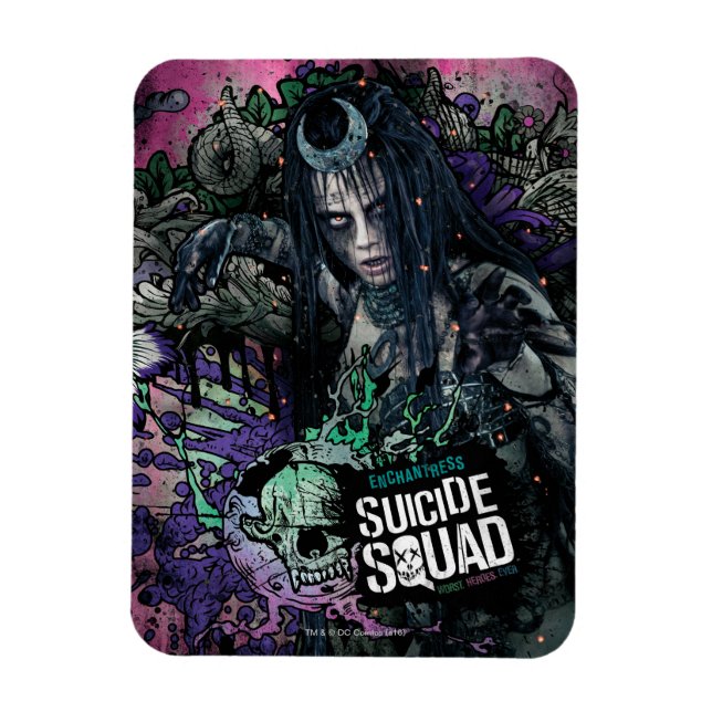Suicide Squad | Enchantress Character Graffiti Magnet (Vertical)