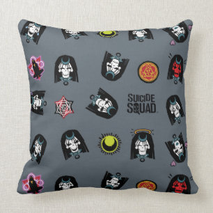 Suicide Squad   Enchantress Emoji Pattern Cushion