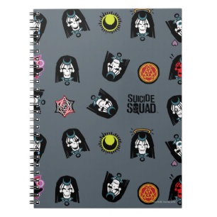 Suicide Squad Enchantress Emoji Pattern Notebook