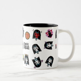 Suicide Squad | Enchantress Emoji Pattern Two-Tone Coffee Mug