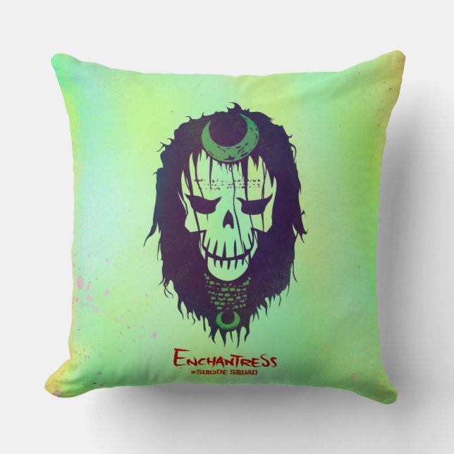 Suicide Squad | Enchantress Head Icon Cushion (Front)