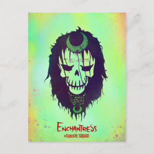 Suicide Squad   Enchantress Head Icon Postcard