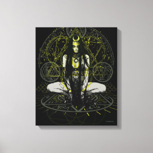 Suicide Squad   Enchantress Magic Circles Canvas Print