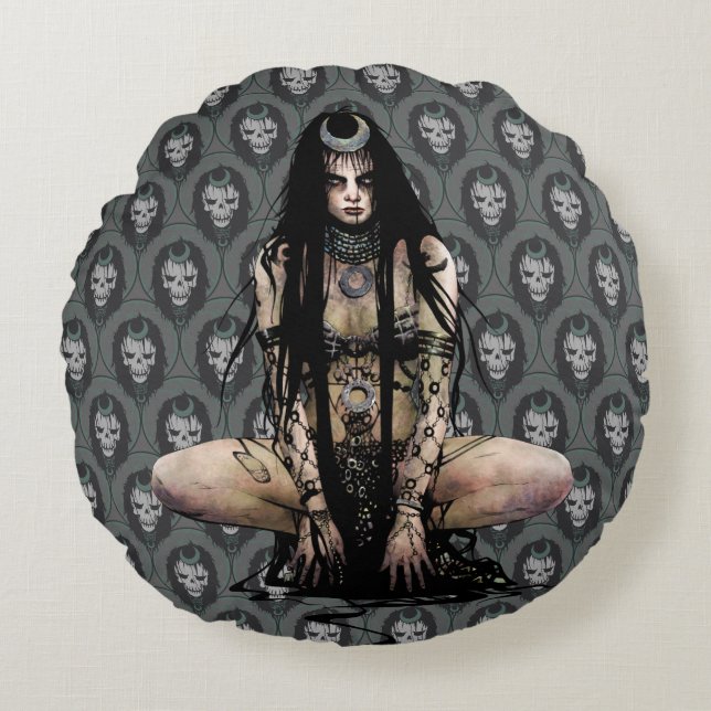 Suicide Squad | Enchantress Round Cushion (Front)