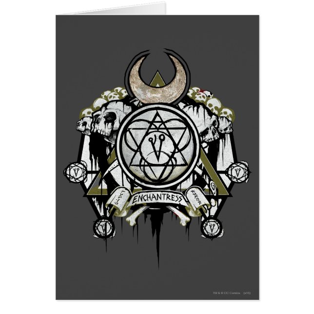 Suicide Squad | Enchantress Symbols Tattoo Art (Front)