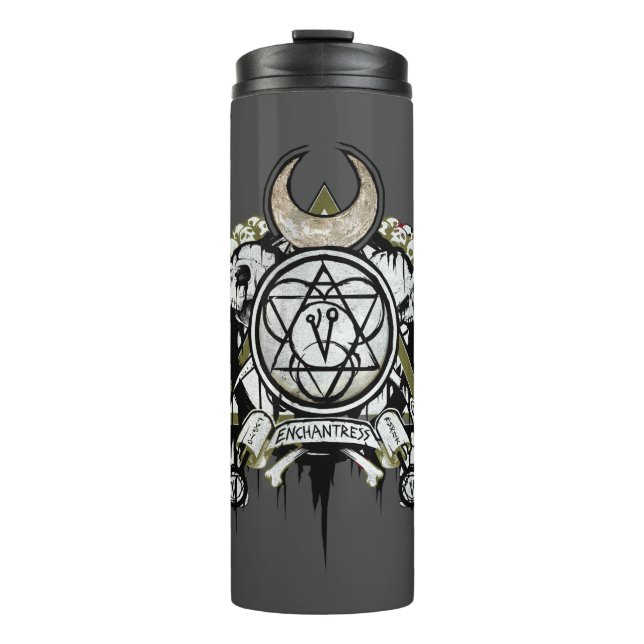 Suicide Squad | Enchantress Symbols Tattoo Art Thermal Tumbler (Front)
