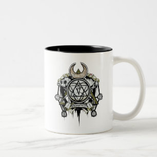 Suicide Squad Enchantress Symbols Tattoo Art Two-Tone Coffee Mug