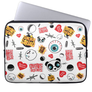 Suicide Squad Friends Forever Pattern Laptop Sleeve