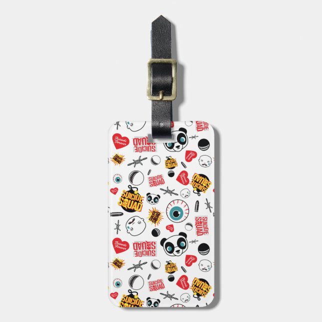 Suicide Squad | Friends Forever Pattern Luggage Tag (Front Vertical)