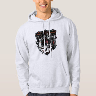Suicide Squad Group Badge Photo Hoodie