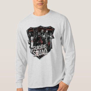 Suicide Squad Group Badge Photo T-Shirt