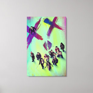 Suicide Squad   Group Poster Canvas Print