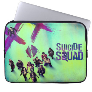 Suicide Squad Group Poster Laptop Sleeve