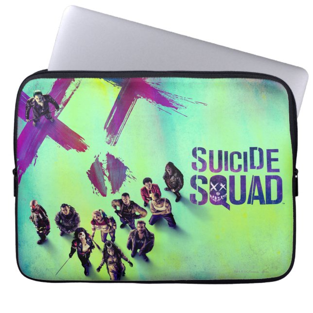 Suicide Squad | Group Poster Laptop Sleeve (Front)