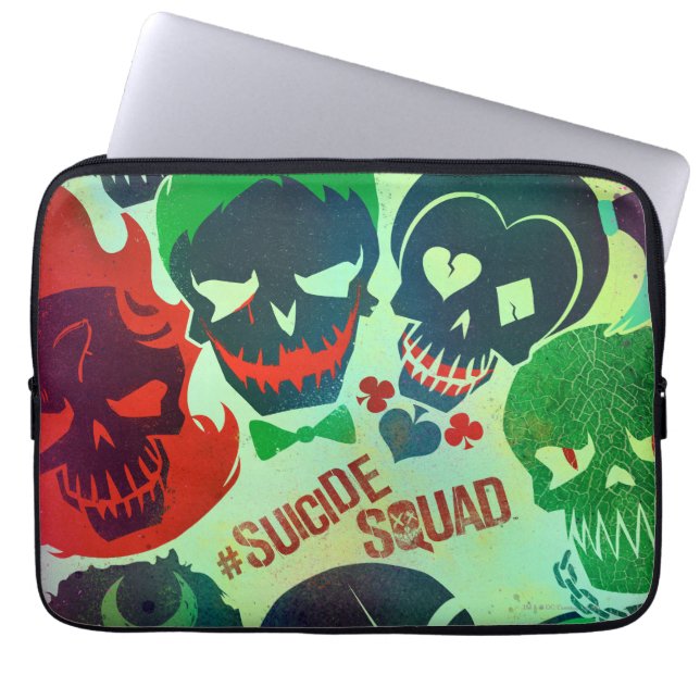 Suicide Squad | Group Toss Laptop Sleeve (Front)