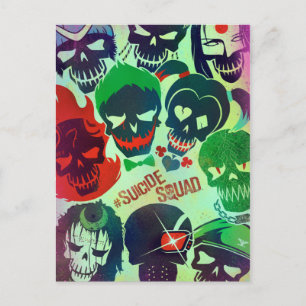 Suicide Squad   Group Toss Postcard