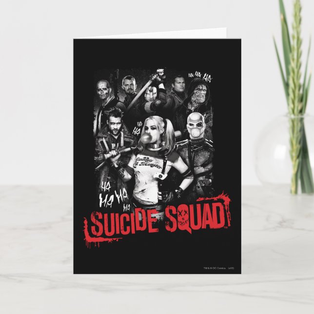 Suicide Squad | Grunge Group Photo Card (Front)