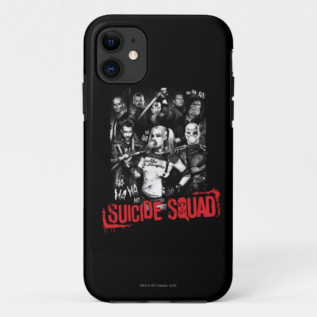 Suicide Squad | Grunge Group Photo Case-Mate iPhone Case (Back)