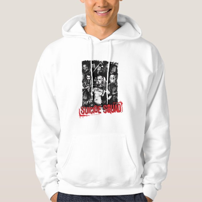 Suicide Squad | Grunge Group Photo Hoodie (Front)
