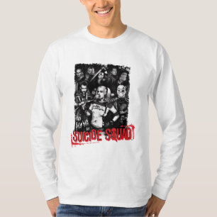 Suicide Squad Grunge Group Photo T-Shirt