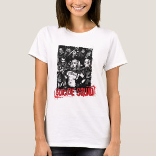 Suicide Squad   Grunge Group Photo T-Shirt