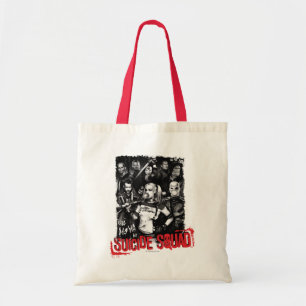 Suicide Squad Grunge Group Photo Tote Bag