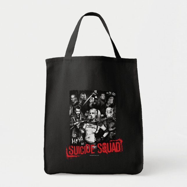 Suicide Squad | Grunge Group Photo Tote Bag (Front)