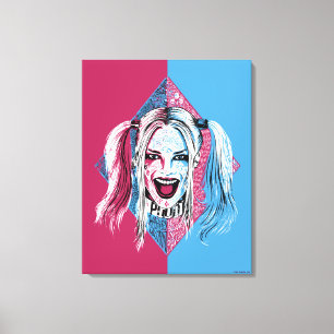 Suicide Squad   Harley Laugh Canvas Print