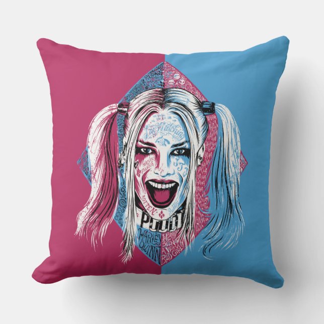 Suicide Squad | Harley Laugh Cushion (Front)