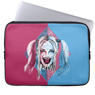 Suicide Squad   Harley Laugh Laptop Sleeve
