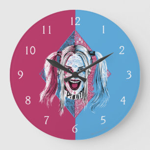 Suicide Squad   Harley Laugh Large Clock