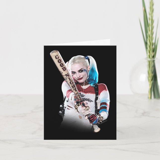 Suicide Squad Harley Quinn Bat At You Tank Top  Card (Front)