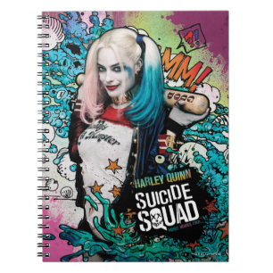 Suicide Squad   Harley Quinn Character Graffiti Notebook