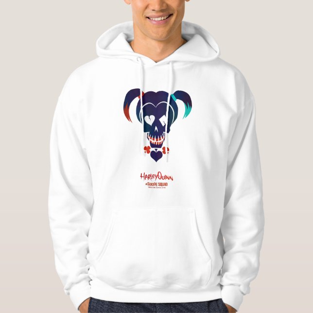 Suicide Squad | Harley Quinn Head Icon Hoodie (Front)