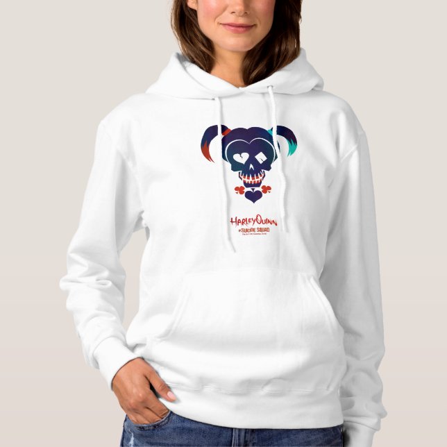 Suicide Squad | Harley Quinn Head Icon Hoodie (Front)
