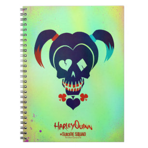Suicide Squad   Harley Quinn Head Icon Notebook