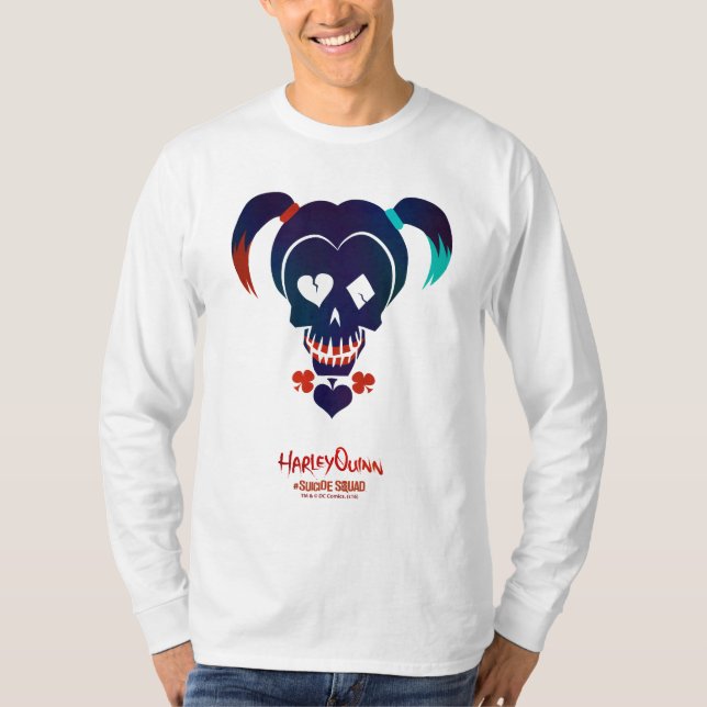Suicide Squad | Harley Quinn Head Icon T-Shirt (Front)