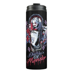 Suicide Squad Harley Quinn Inked Graffiti Thermal Tumbler