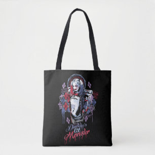 Suicide Squad Harley Quinn Inked Graffiti Tote Bag